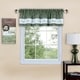 preview thumbnail 5 of 13, Live, Love, Laugh Window Curtain Valance - 58x14 Green