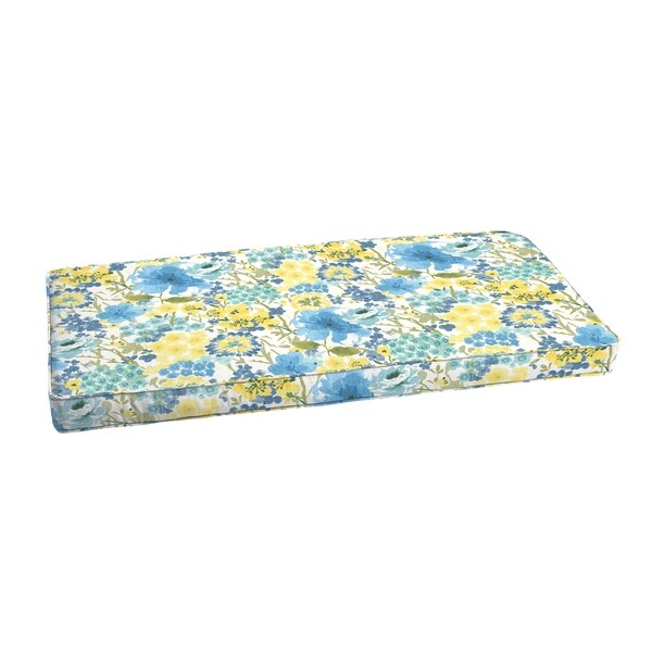 Shop Humble + Haute Indoor/ Outdoor Blue/ Yellow Floral ...