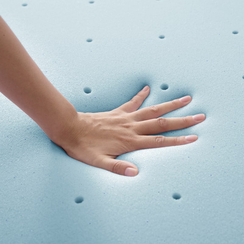 2.5 Inch Gel Memory Foam Mattress Topper - Crown Comfort