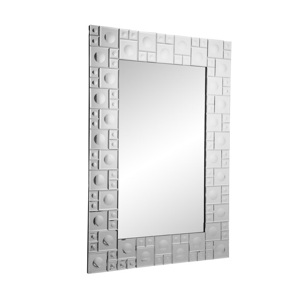 Aurelle Home Large Contemporary Framed Mirror Clear N A Free Aurelle Home Large Contemporary Framed Mirror Clear N A