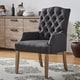 preview thumbnail 2 of 44, Benchwright Premium Tufted Dining Arm Chair by iNSPIRE Q Artisan