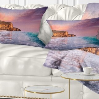 Sofa Throw Pillow 16 Insert Printed On Both Side Designart CU11449-16-16-C Waters and Blue Sky Sunset Modern Seascape Round Cushion Cover for Living Room Sofa Throw Pillow 16 Insert Printed On Both Side Designart CU11449-16-16-C Waters and Blue Sky Sunset Modern Seascape Round Cushion Cover for Living Room