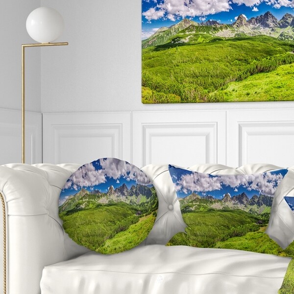 Designart 'Discontinued product' Landscape Printed Throw Pillow