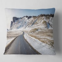 Designart Off Road Iceland Mountains Landscape Printed Throw Pillow On Sale Overstock 20944688