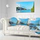 Designart 'St John Bay Panoramic View' Seashore Throw Pillow - Bed Bath ...