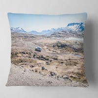 Designart Off Road Iceland Mountains Landscape Printed Throw Pillow On Sale Overstock 20944688