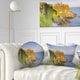 Designart 'Dunluce Castle in Northern Ireland' Seascape Throw Pillow ...