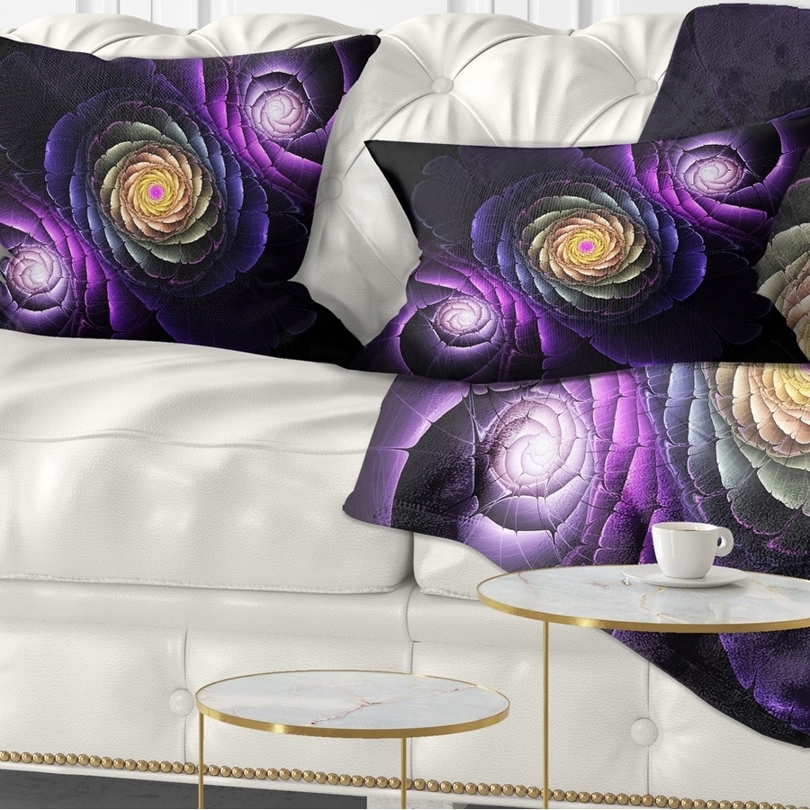 Plum Throw Pillow, Abstract Painting Print, Small and Large Throw Pillow,  Lumbar Pillow 