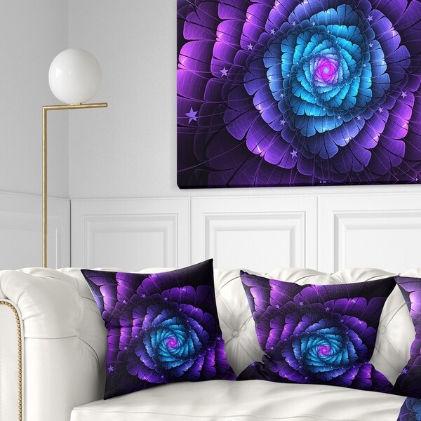 Dark floral outlet pillow