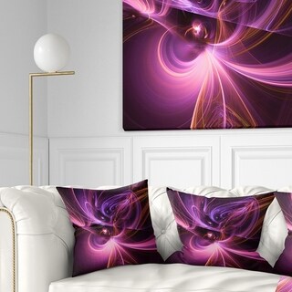 Purple Fractal Light Art 3D purple | Plush throw pillows, Sofa