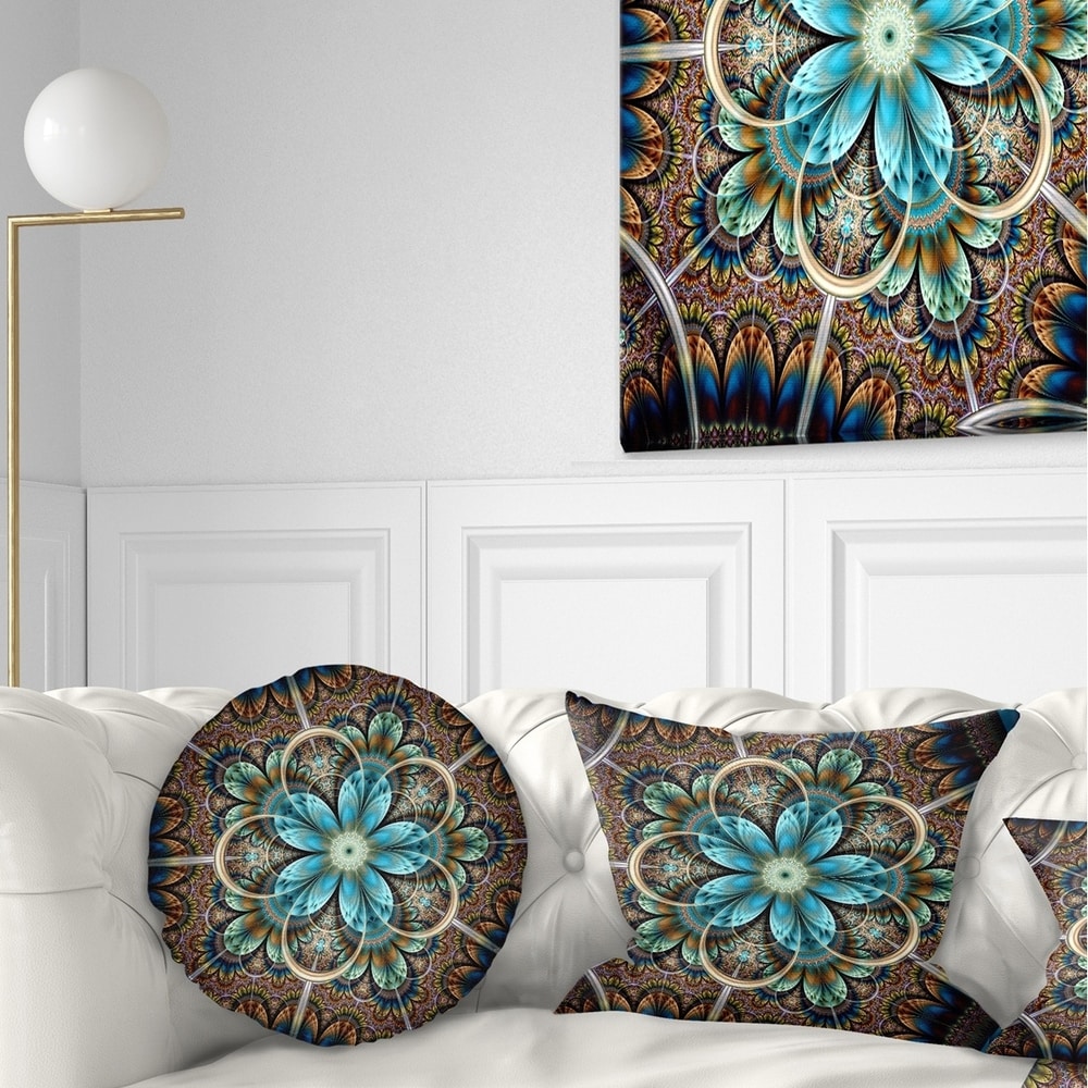 Abstract Blue Modern Sofa Pillows, Large Decorative Throw Pillows, Con –  artworkcanvas