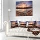 Designart 'Sunrise Above Spring River' Landscape Photo Throw Pillow ...