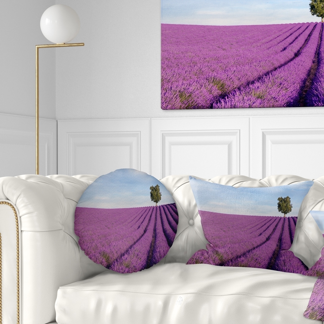 Lavender best sale bed throw