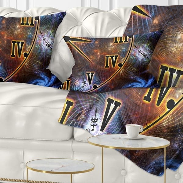 Designart Fabric Of Space And Time Abstract Throw Pillow On Sale Overstock 20948188