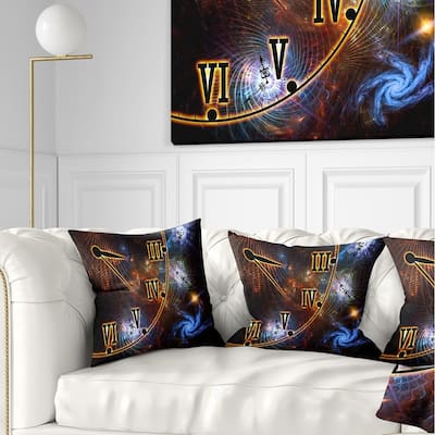Designart 'Fabric of Space and Time' Abstract Throw Pillow