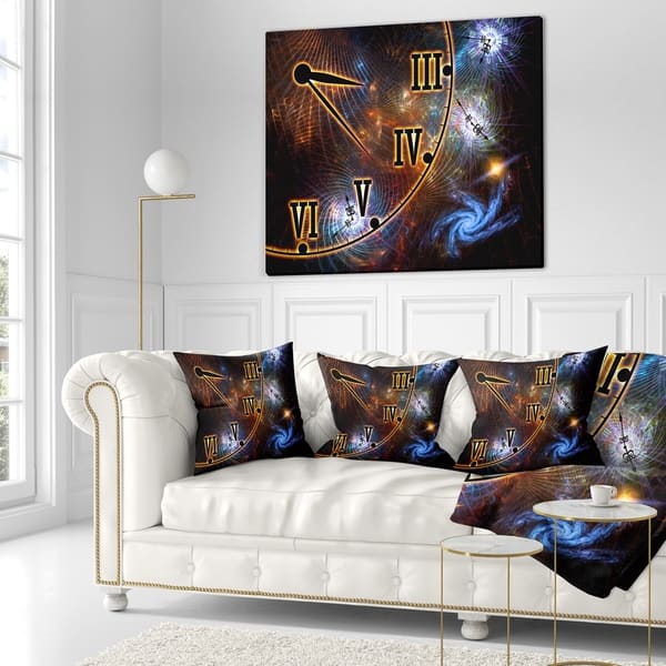 Designart Fabric Of Space And Time Abstract Throw Pillow On Sale Overstock 20948188