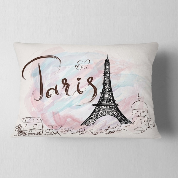 Eiffel tower 2024 shaped pillow