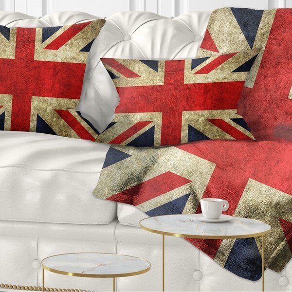 Union jack pillow bed bath sales and beyond