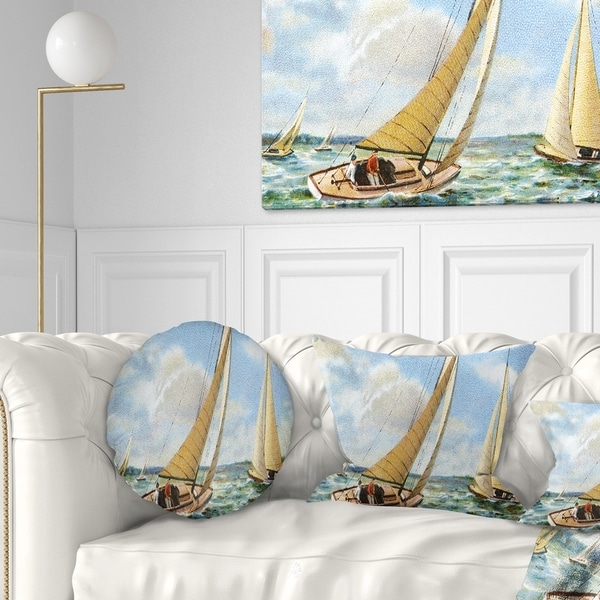 Painted sales throw pillows