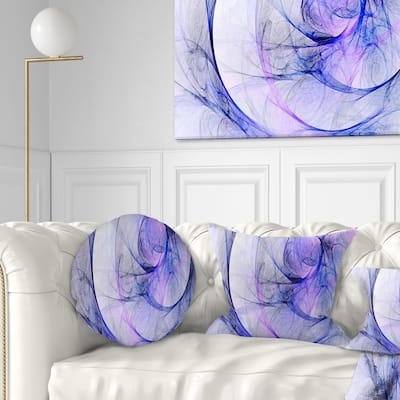 Designart 'Blue Storm Sky' Abstract Throw Pillow