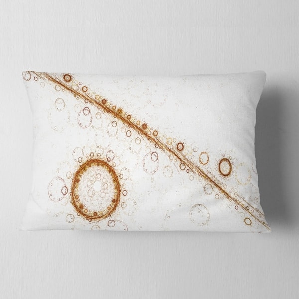 Designart Live Cell Protein Under Microscope Abstract Throw Pillow Overstock 20949368