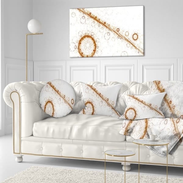 Designart Live Cell Protein Under Microscope Abstract Throw Pillow Overstock 20949368