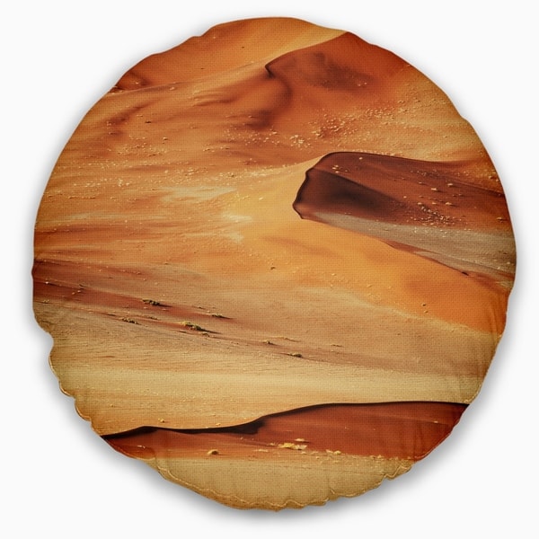 Designart Beautiful Brown Sand Desert Landscape Wall Throw Pillow On Sale Overstock 20949729