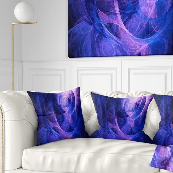 Designart Bright Blue Stormy Sky Abstract Throw Pillow On Sale Overstock 20949845