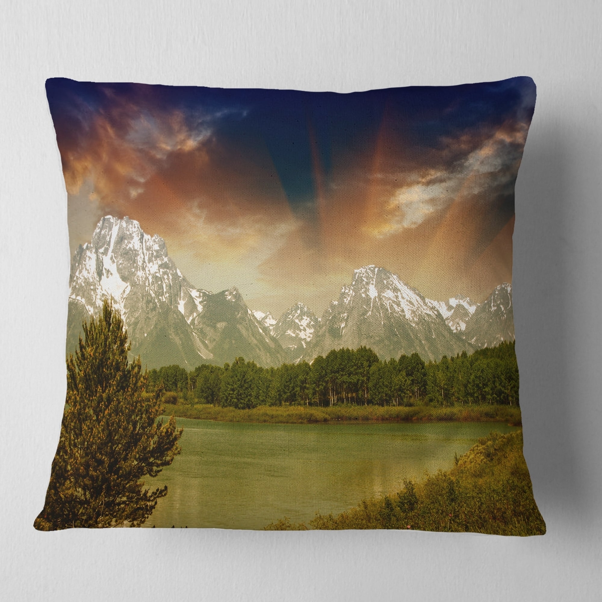 Designart 'Grand Teton National Park' Landscape Printed