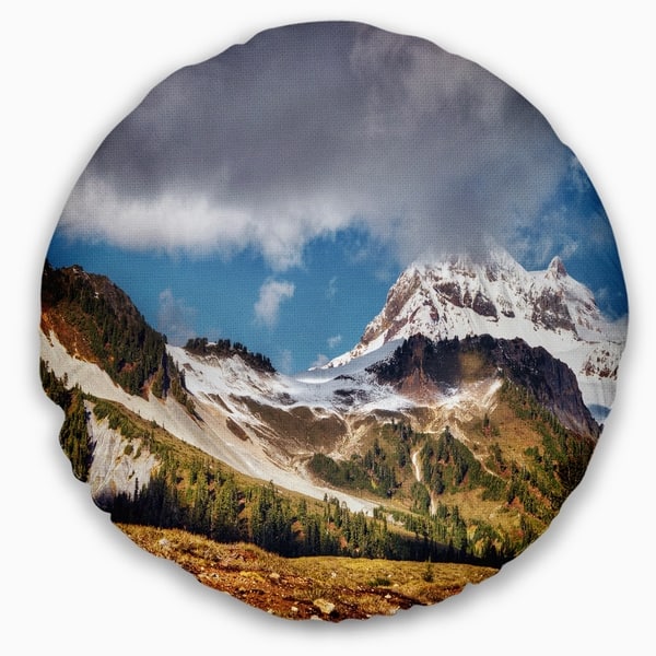 Designart Whistler Mountain British Columbia Throw Pillow On Sale Overstock 20950892
