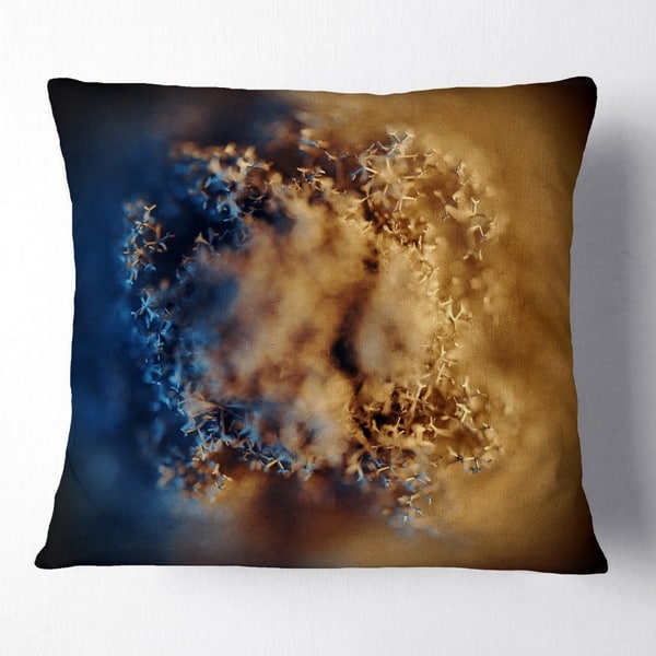 Designart 'Large Macro Prickly Texture Brown' Abstract Throw Pillow - Bed  Bath & Beyond - 20951455