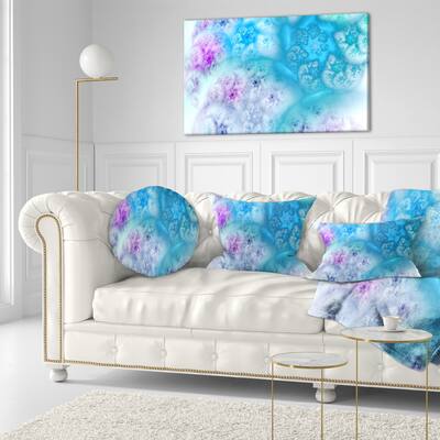 Designart 'Clear Blue Magic Stormy Sky' Abstract Throw Pillow