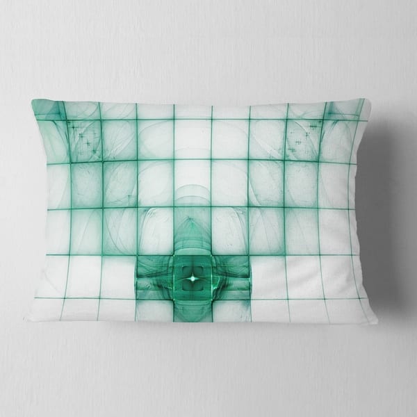 Designart Light Blue Bat On Radar Screen Abstract Throw Pillow On Sale Overstock 20952601