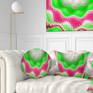 Designart 'snake Skin Exotic Flower' Abstract Throw Pillow - Bed Bath 