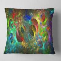 Designart Glowing Star In Cosmic Galaxy Abstract Throw Pillow Overstock 20953424