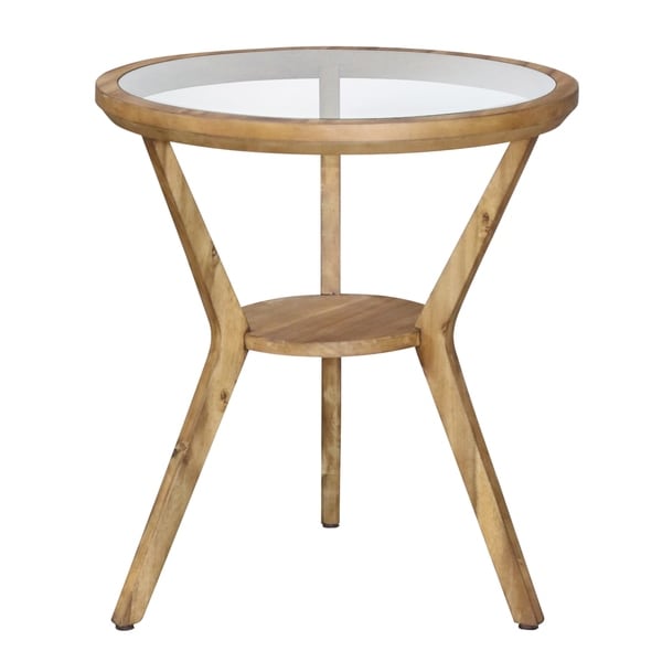 Shop Round Glass Top Accent Table Free Shipping Today Overstock   StyleCraft Round Glass Top Accent Table 30773f33 7075 4ab8 Bb4f 9ed9faf352dd 600 