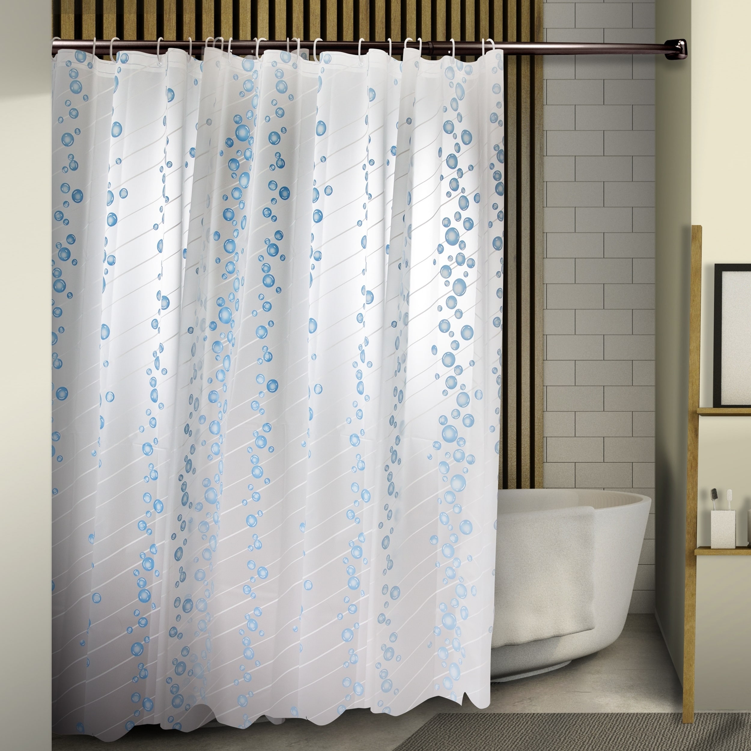 InStyleDesign Bubble Shower Curtain 71