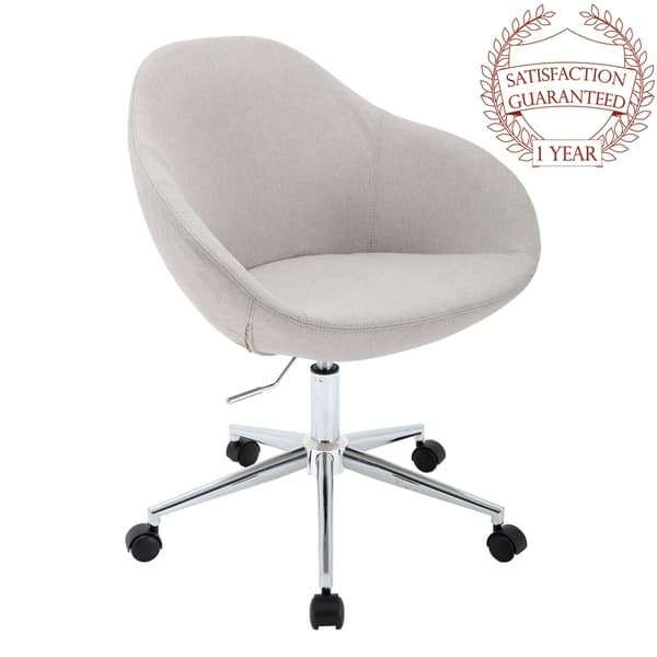 Shop Porthos Home Upholstered Office Chair On Wheels Executive