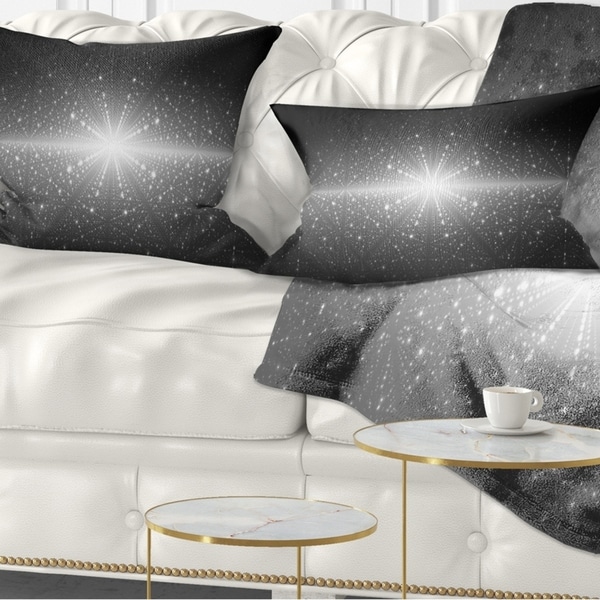 Designart 'Stardust and Bright Shining Stars' Abstract Throw Pillow
