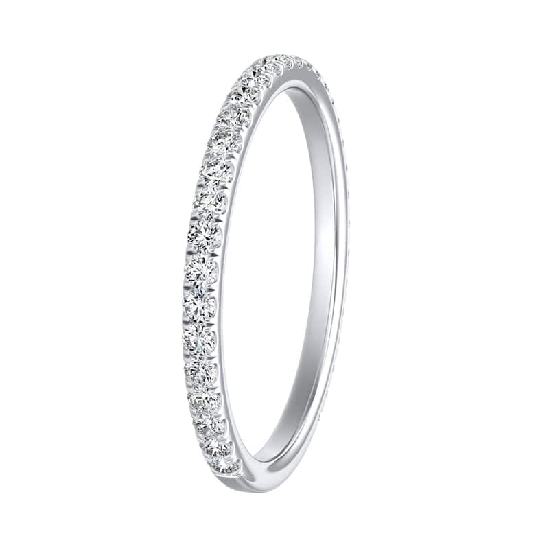 Auriya Platinum 1/3ctw Diamond Wedding Band