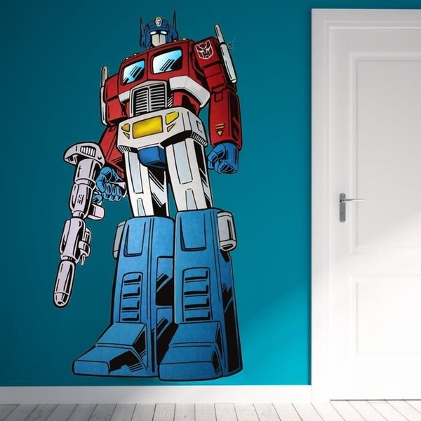 Shop Police Robot Full Color Wall Decal Sticker K 578 Frst Size 52