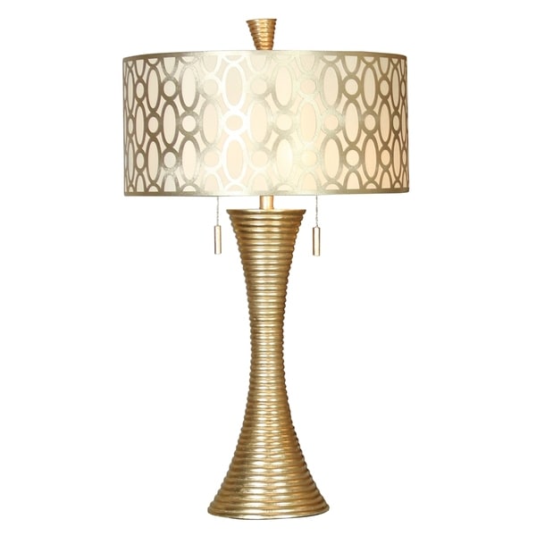 Shop Silanti Contemporary Gold Table Lamp - Gold Designer ...