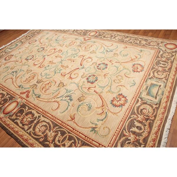 Shop Classic French Savonnerie Hand Knotted Full Pile Area Rug