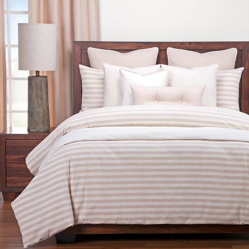 Siscovers Cotton Blend Farmhouse Stripe Duvet and Shams Set