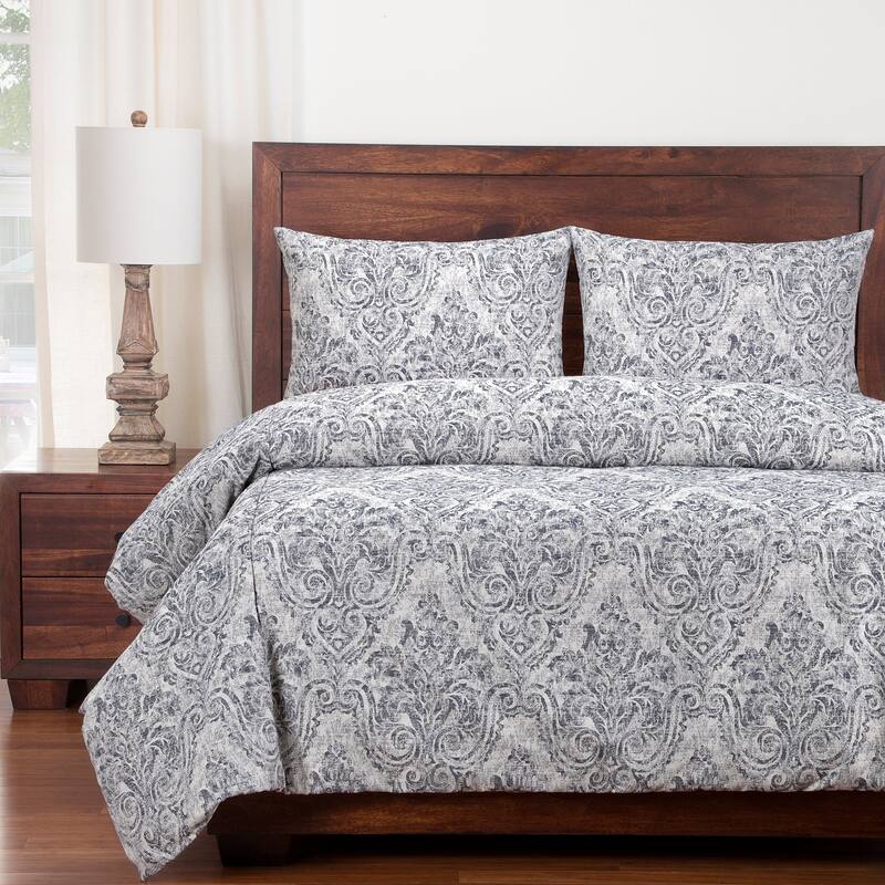 Siscovers Misty River French Country Cotton Duvet and Shams Set