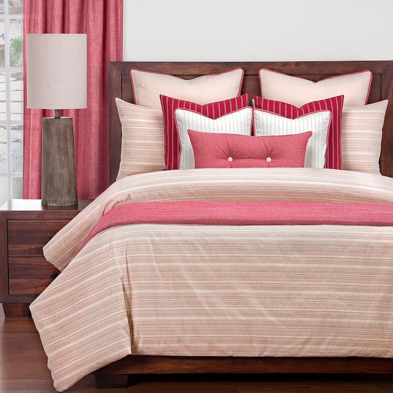 Siscovers Sunwashed Striped Farmhouse Duvet and Shams Set