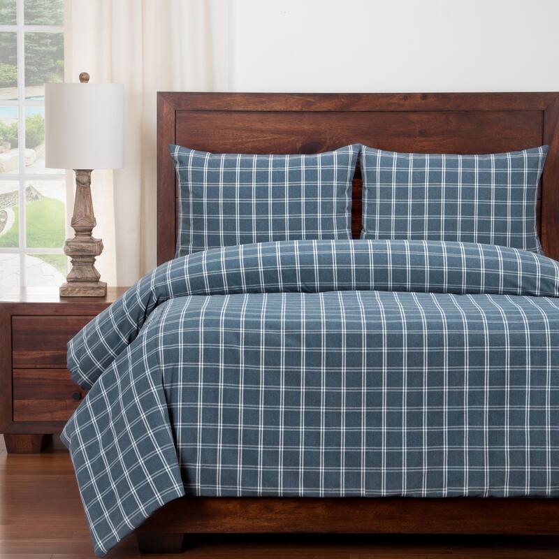 Siscovers Tartan Checked Duvet and Shams Set