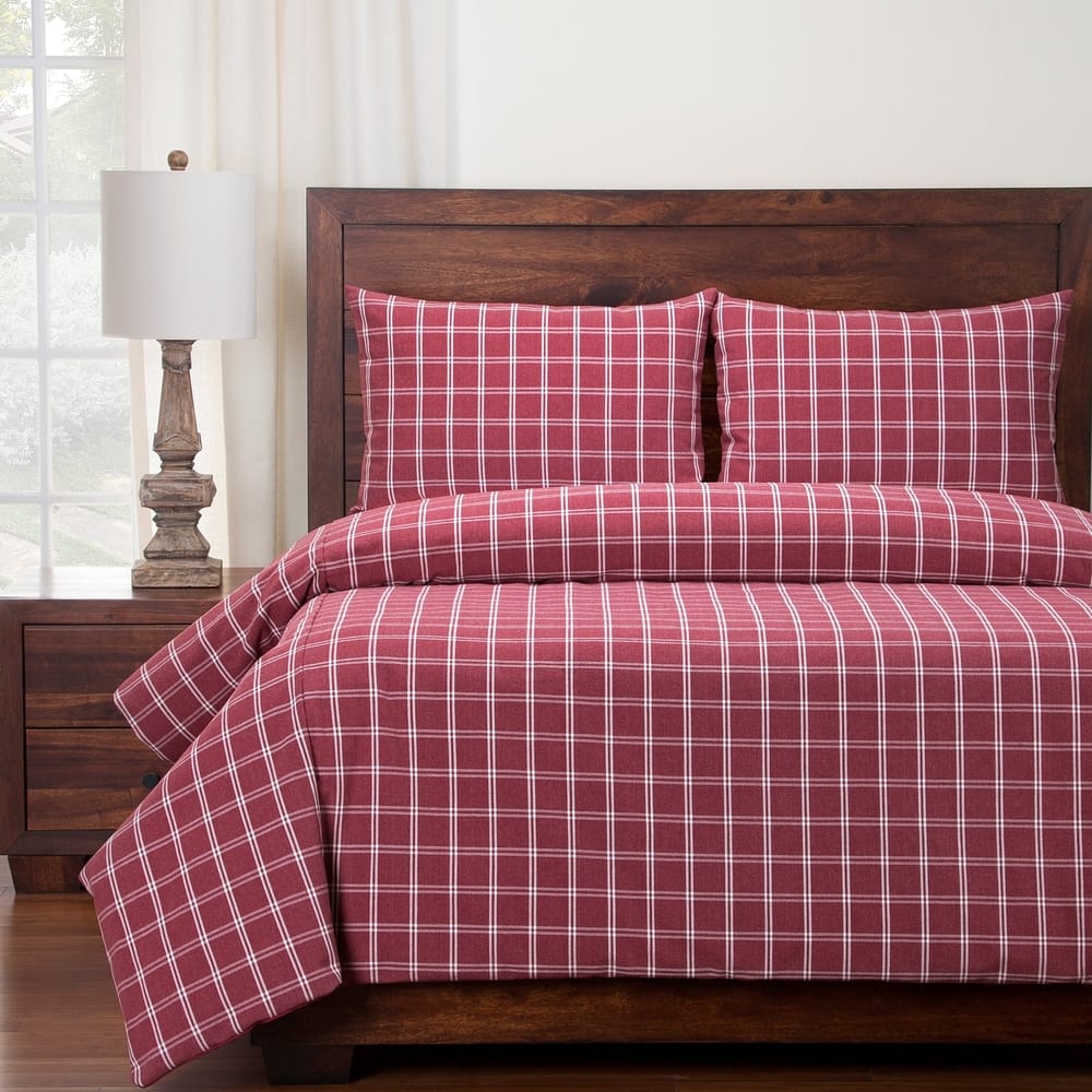 Siscovers Tartan Checked Duvet and Shams Set