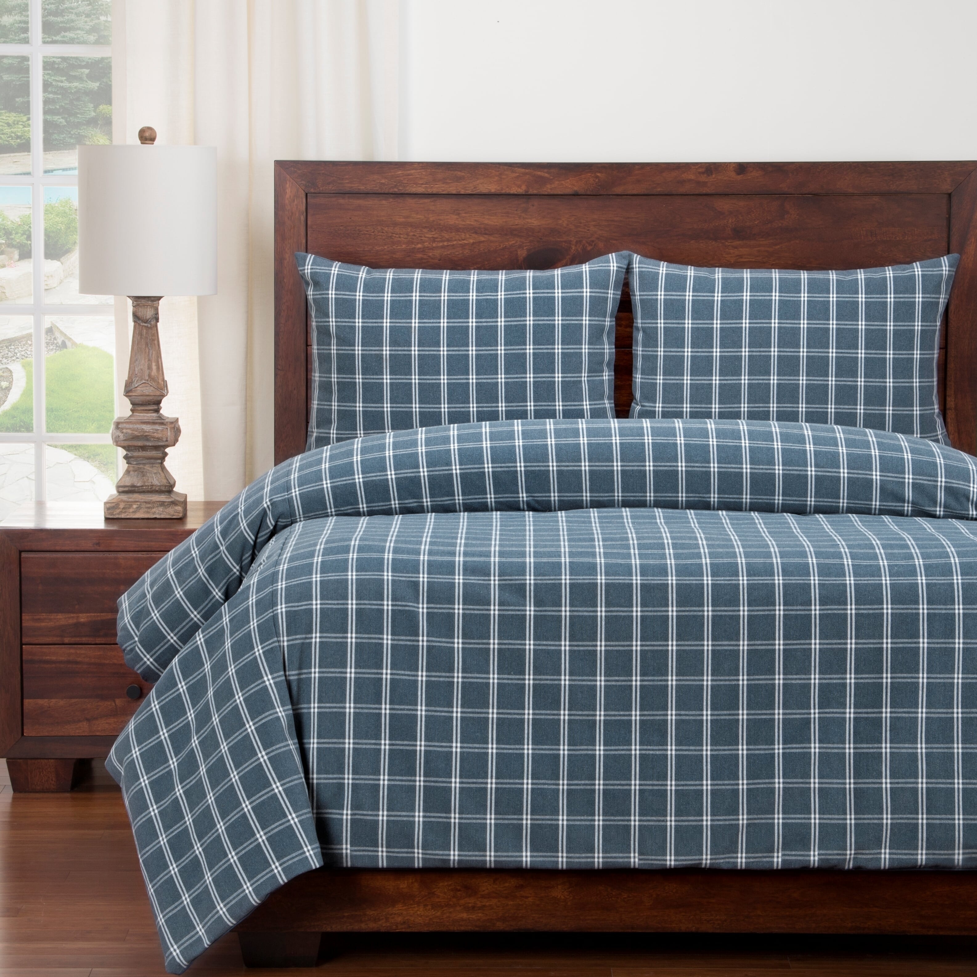 Shop Siscovers Tartan Checked Duvet And Shams Set On Sale Free