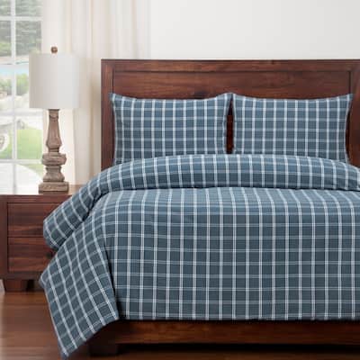 Siscovers Tartan Checked Duvet and Shams Set